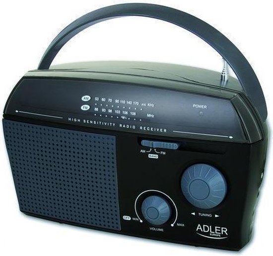 Adler Ad 1119 Kleine Portable Radio - Zwart