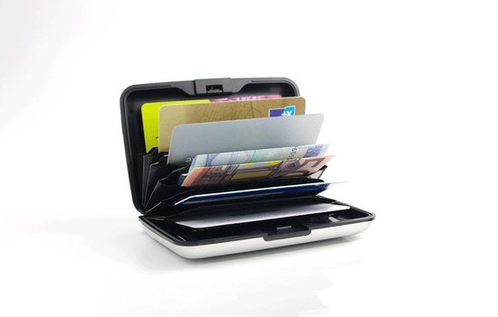 Ögon Designs Ogon Designs Stockholm - Aluminium Creditcardhouder - Carbon - Zwart