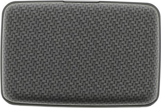 Ögon Designs Ogon Designs Stockholm - Aluminium Creditcardhouder - Carbon - Zwart