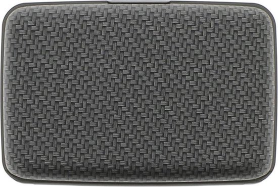 Ögon Designs Ogon Designs Stockholm - Aluminium Creditcardhouder - Carbon - Zwart