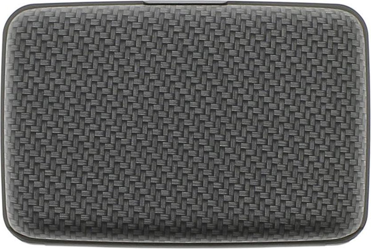 Ögon Designs Ogon Designs Stockholm - Aluminium Creditcardhouder - Carbon - Zwart