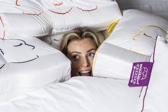 Silvana Support Hoofdkussen Emerald + Gr - Paars