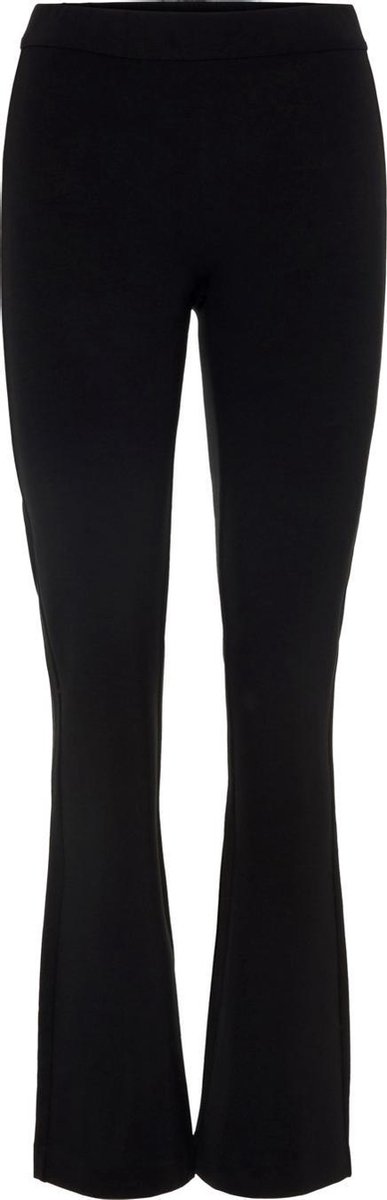 VERO MODA Flared Jersey Broek Dames - Zwart