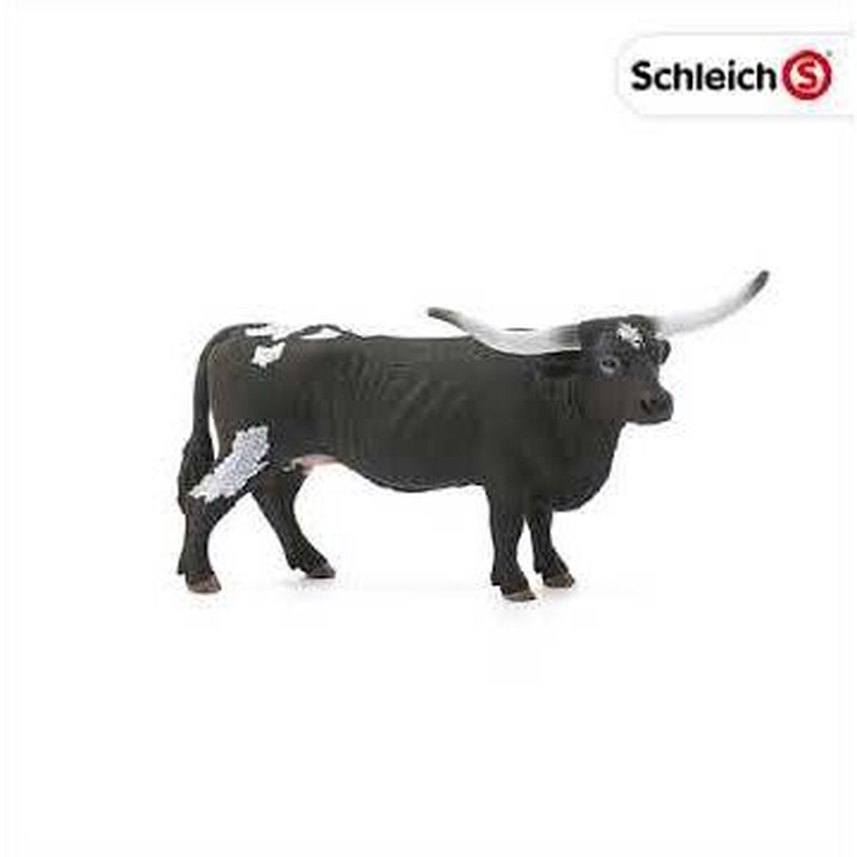 Schleich Texas Longhorn Koe 13865 - Zwart