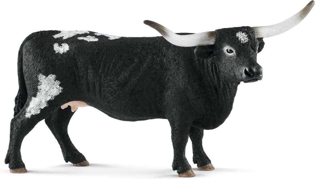 Schleich Texas Longhorn Koe 13865 - Zwart