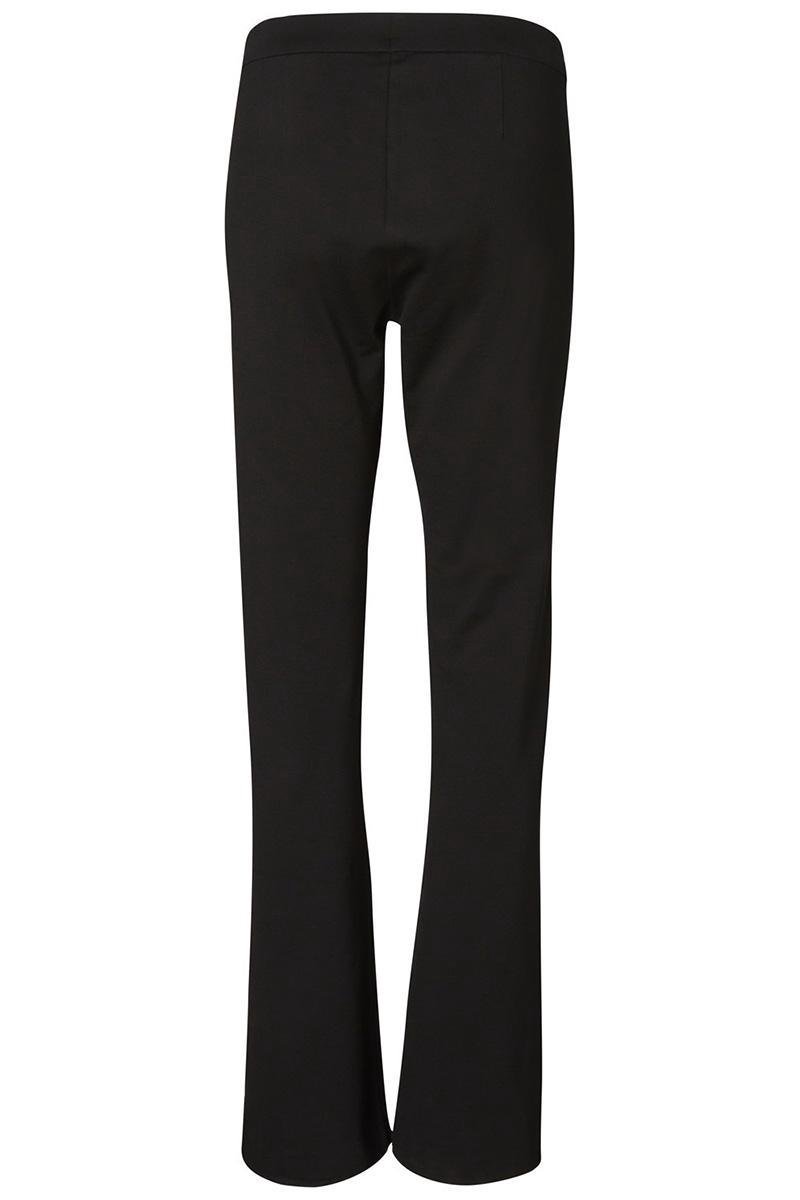 VERO MODA Flared Jersey Broek Dames - Zwart