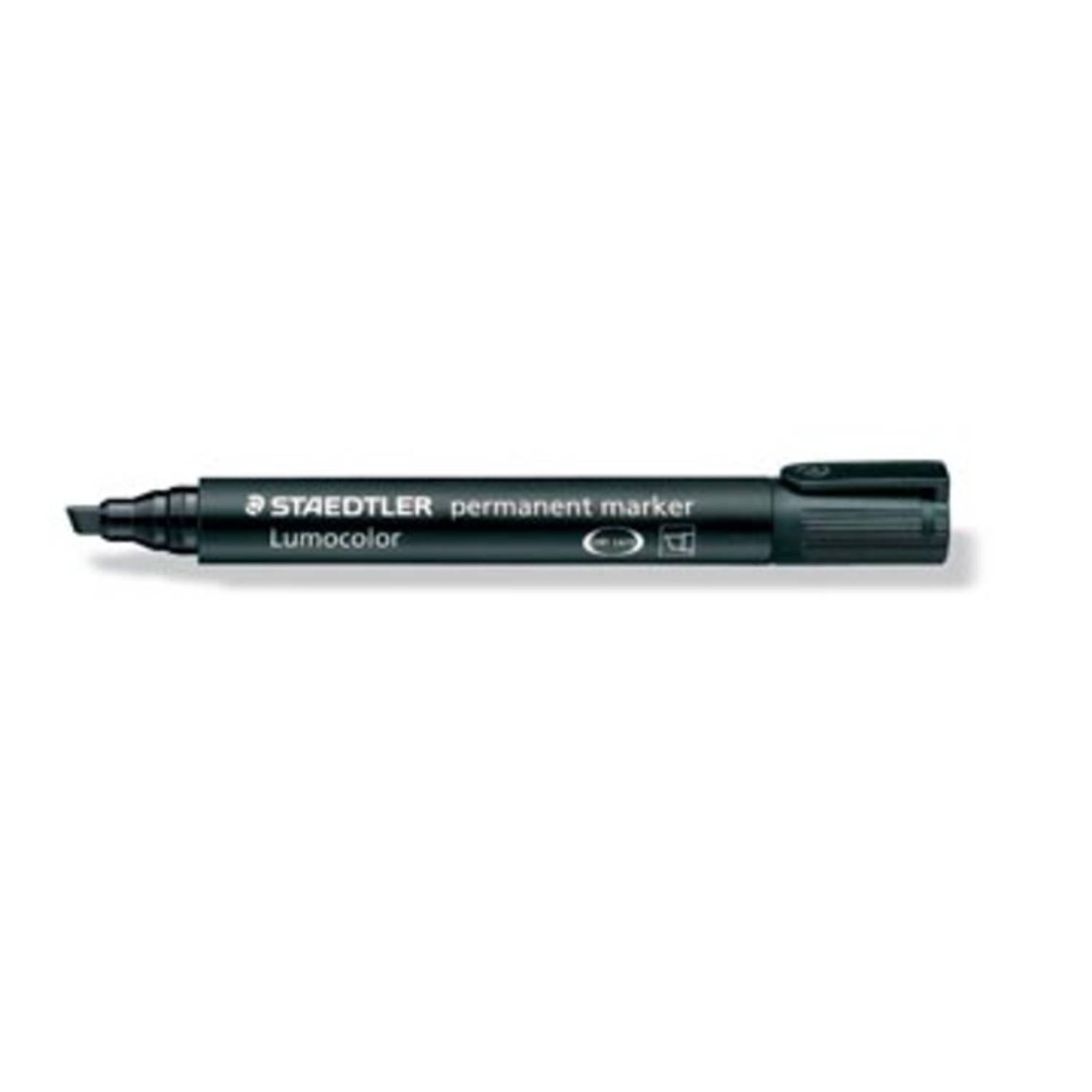 Staedtler Permanente Marker, Schrijfbreedte 2 - 5 Mm, Schuine Punt - Zwart