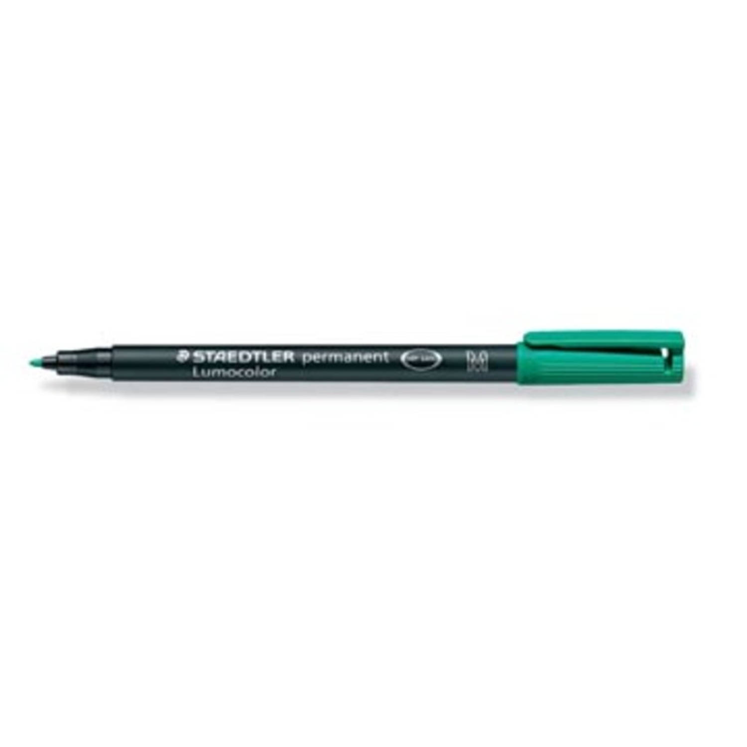 Staedtler Ohp-marker Lumocolor Permanent, Medium 1 Mm - Groen