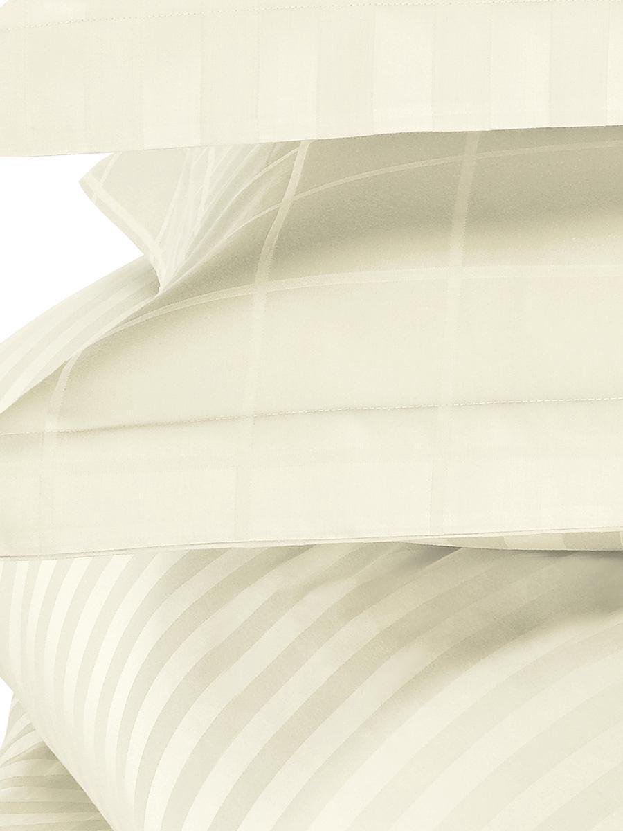 De Witte Lietaer Dete Lietaer Zygo Dekbedovertrek - Lits-jumeaux (240x200/220 Cm + 2 Slopen) - Katoen Satijn - Ivory - Wit