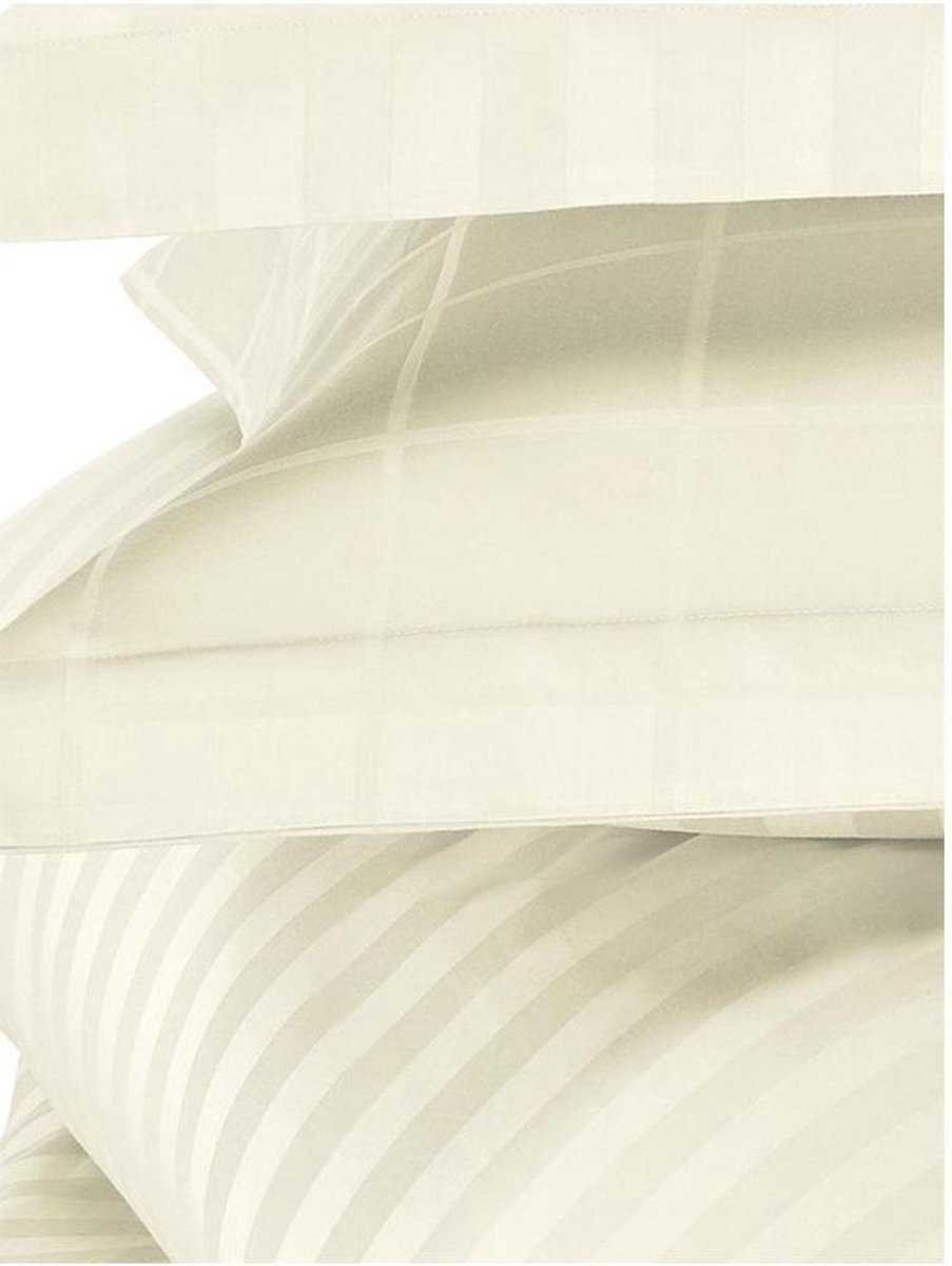 De Witte Lietaer Dete Lietaer Zygo Dekbedovertrek - Lits-jumeaux (240x200/220 Cm + 2 Slopen) - Katoen Satijn - Ivory - Wit