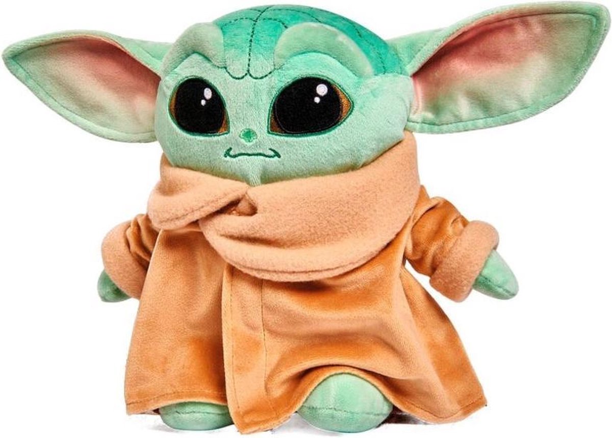 Star Wars knuffel Baby Yoda junior 25 cm pluche/ - Verde