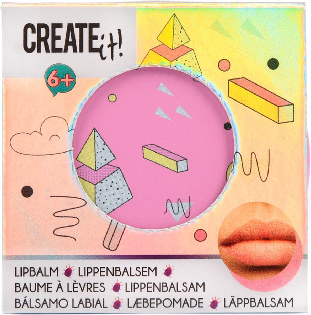 Create it! lippenbalsem Suger meisjes 21,5 gram lichtroze