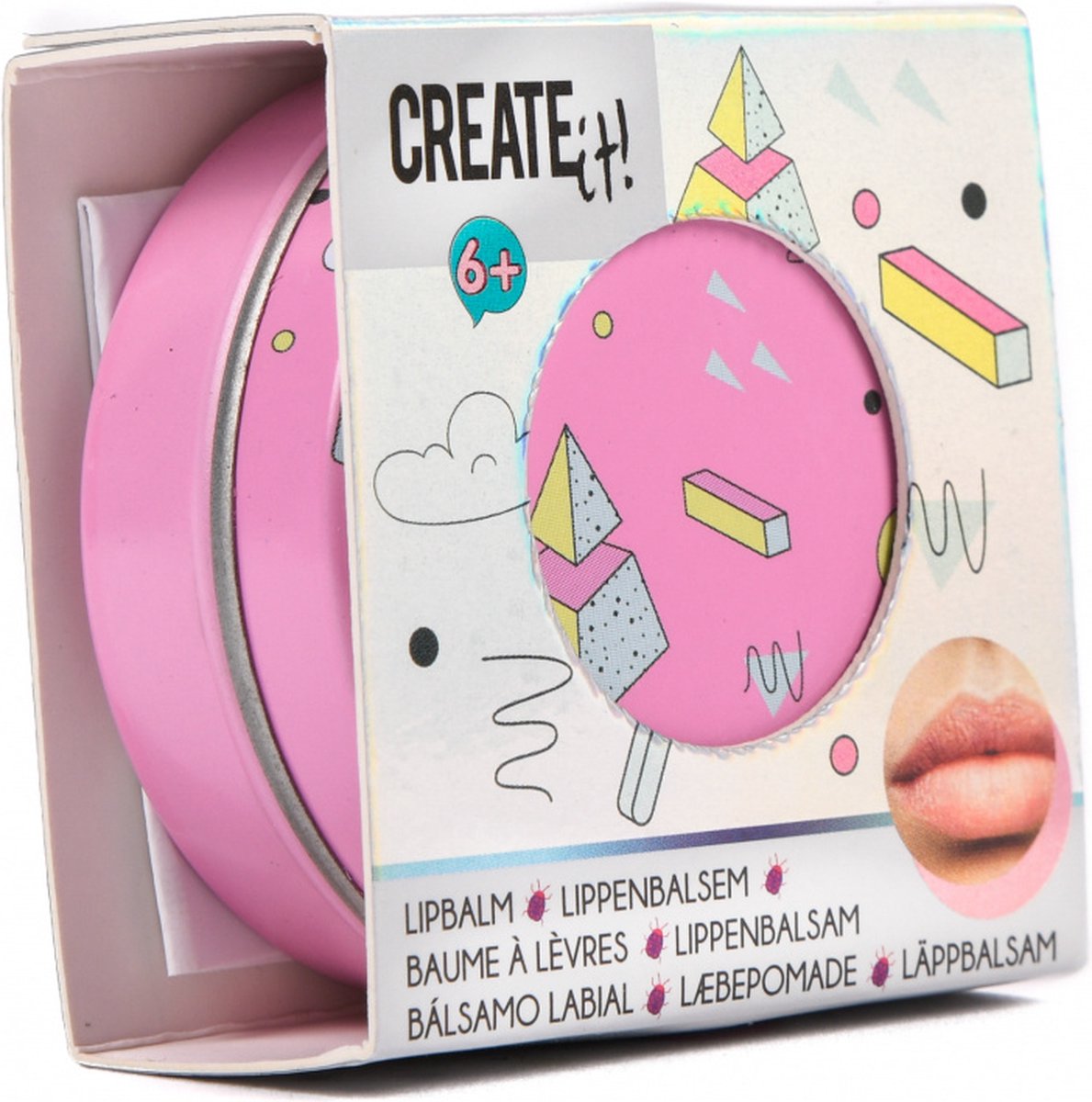 Create it! lippenbalsem Suger meisjes 21,5 gram lichtroze