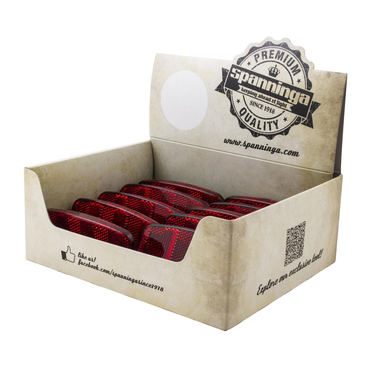 Spanninga reflector 80 mm - Rood