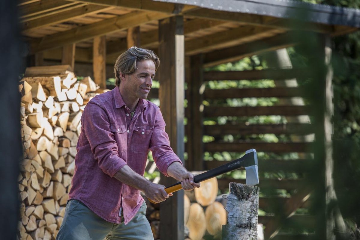 Fiskars Kloofbijl X17 - M - 60 cm - Zwart