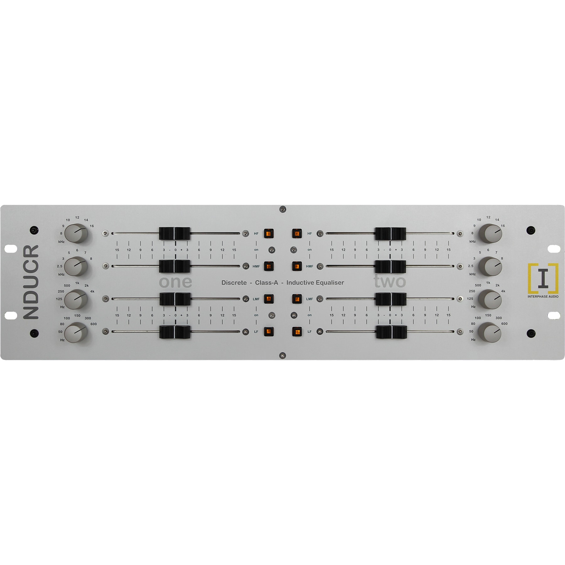 Interphase Audio NDUCR tweekanaals equalizer.