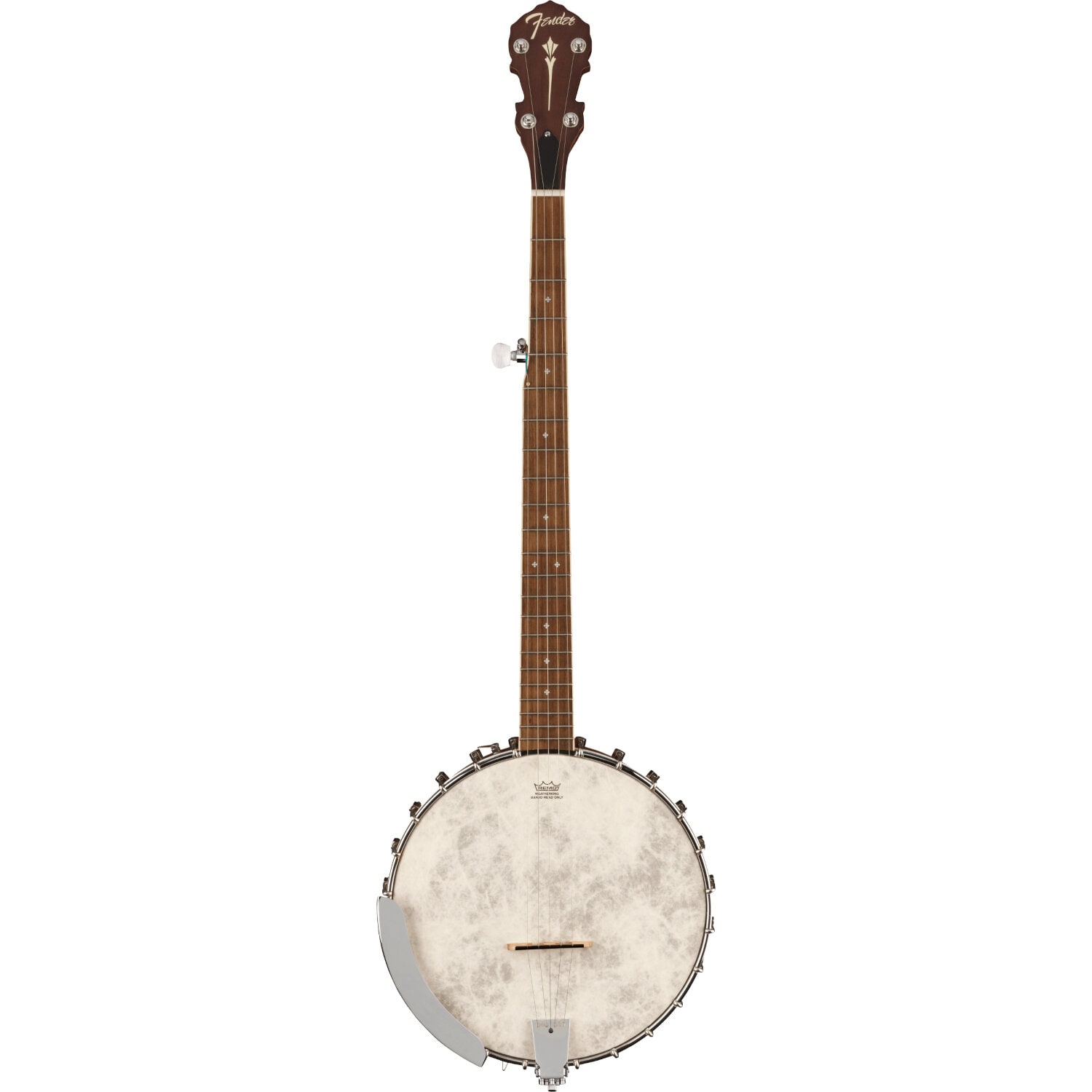 Fender PB-180E Banjo Natural WN elektrisch-akoestische 5-snarige banjo met gigbag