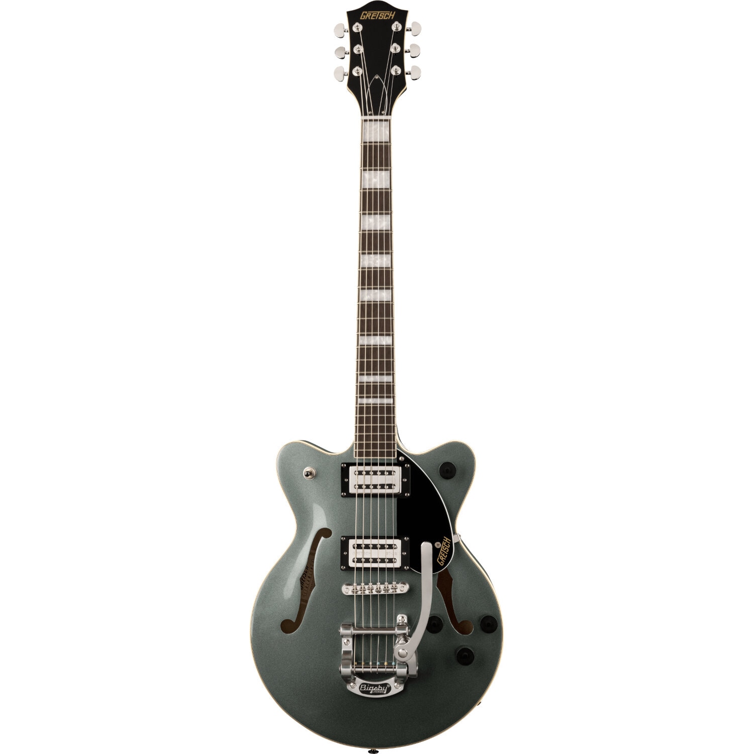 Gretsch G2655T Streamliner Centerblock Junior Stirling Green semi-akoestische gitaar