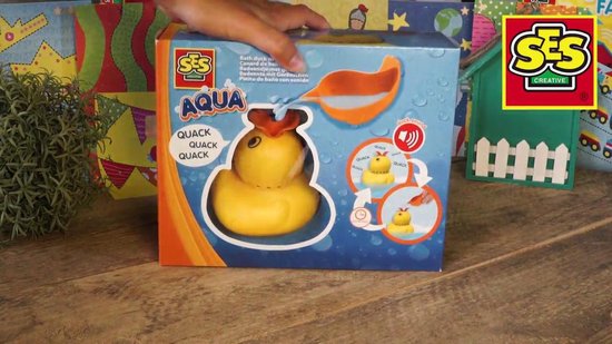 Ses Badeendje Met Geluid - Oranje