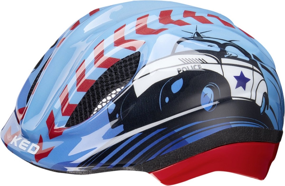 KED fietshelm Meggy II Politie jongens 52-58 cm - Blauw