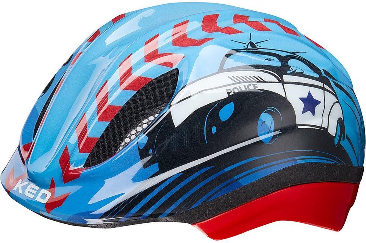 KED fietshelm Meggy II Politie jongens 52-58 cm - Blauw