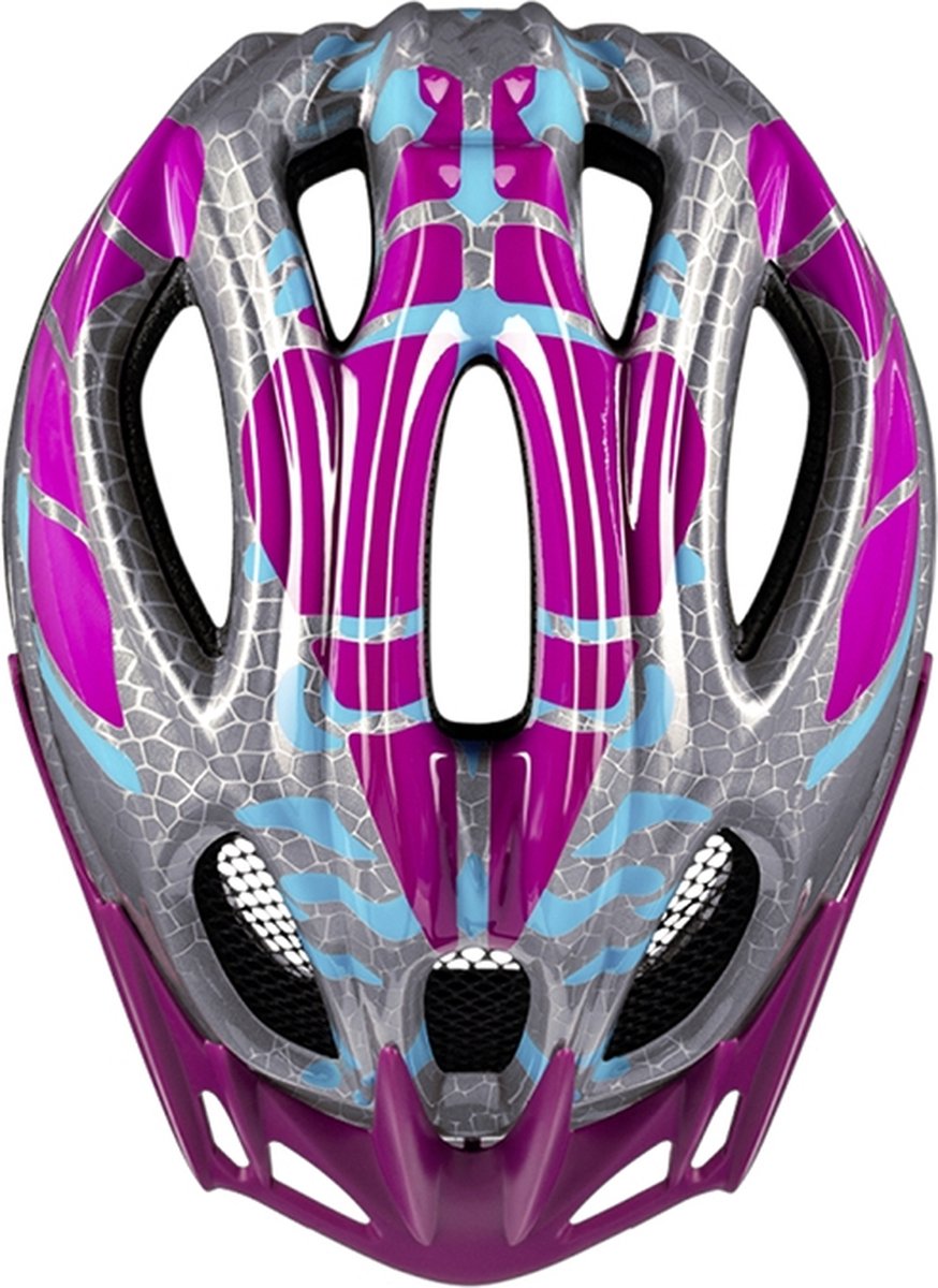 KED fietshelm Meggy II K-Star junior 52-58 cm paars - Grijs