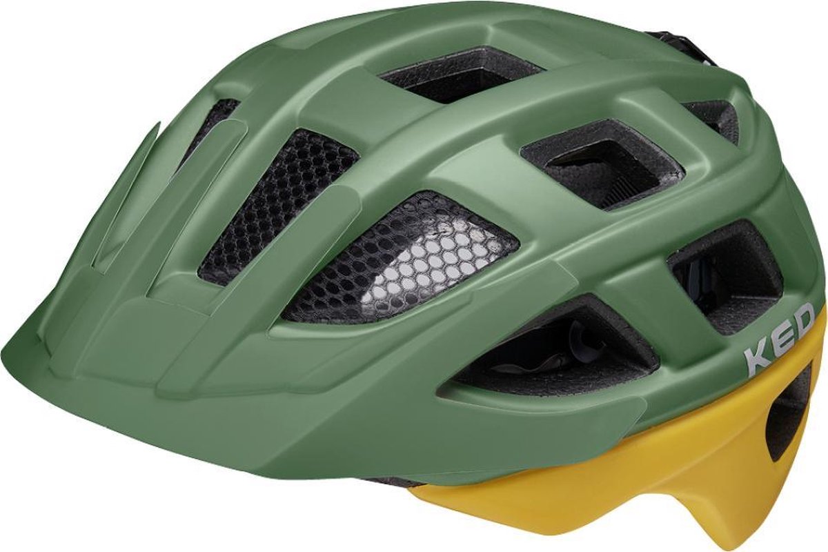KED fietshelm Kailu junior 49-53 cm/geel - Groen