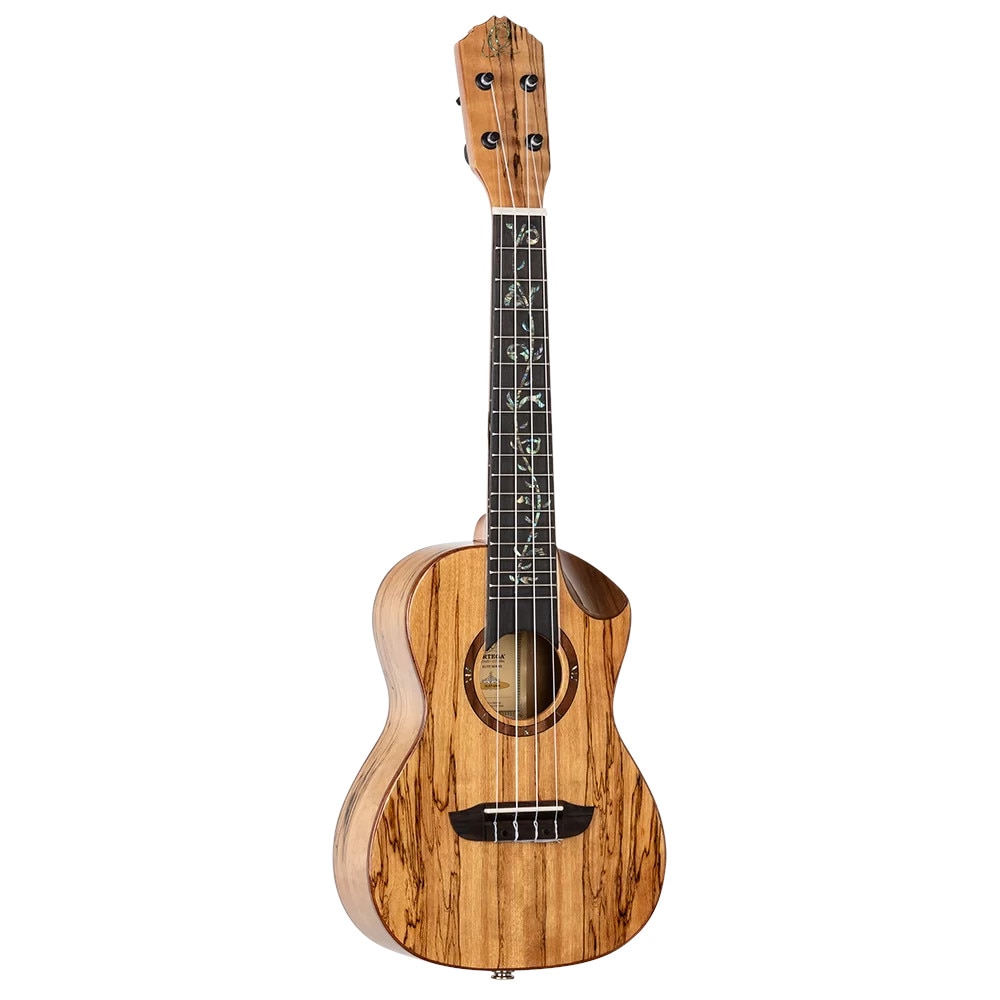 Ortega RUET-SMA Elite Series Concert Size Ukulele Spalted Maple elektrisch-akoestische concert ukelele met gigbag