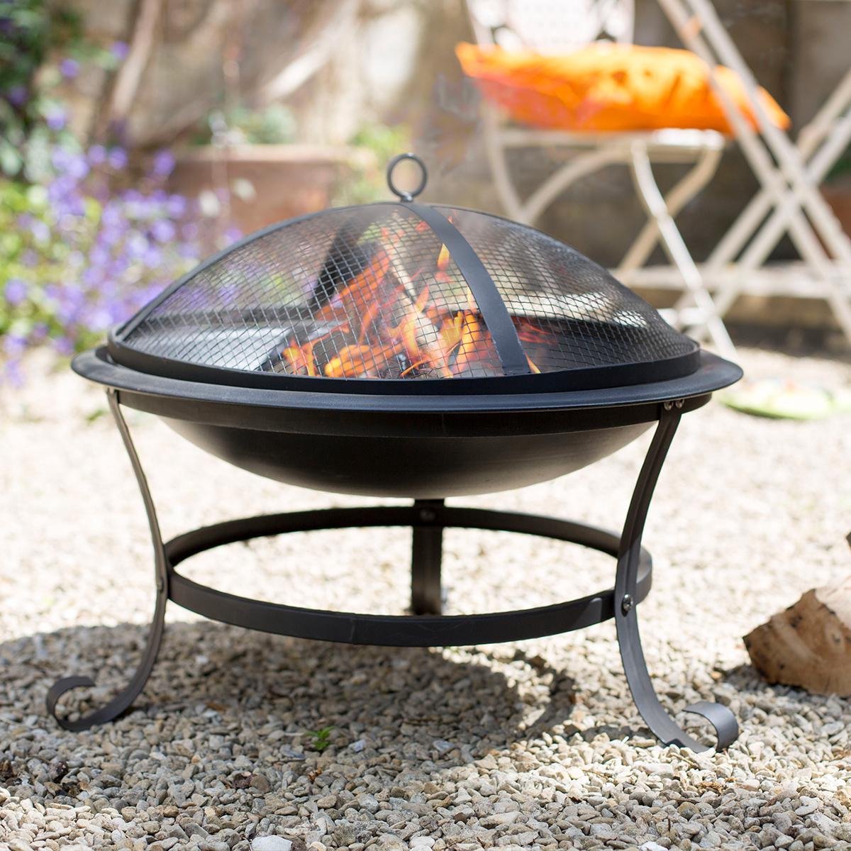 La Hacienda Vuurschaal Albion (Ø 51 Cm) - Zwart