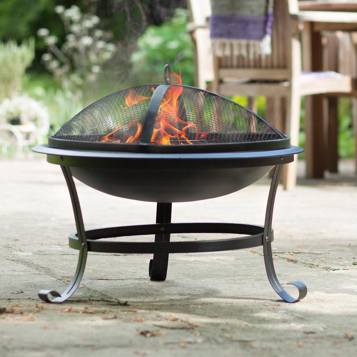 La Hacienda Vuurschaal Albion (Ø 51 Cm) - Zwart