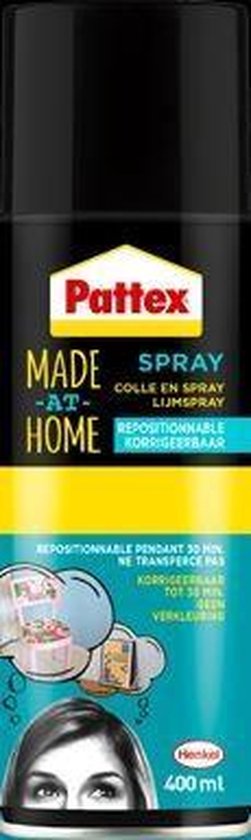 Pattex Made At Home Lijmspray Corrigeerbaar 400 Ml