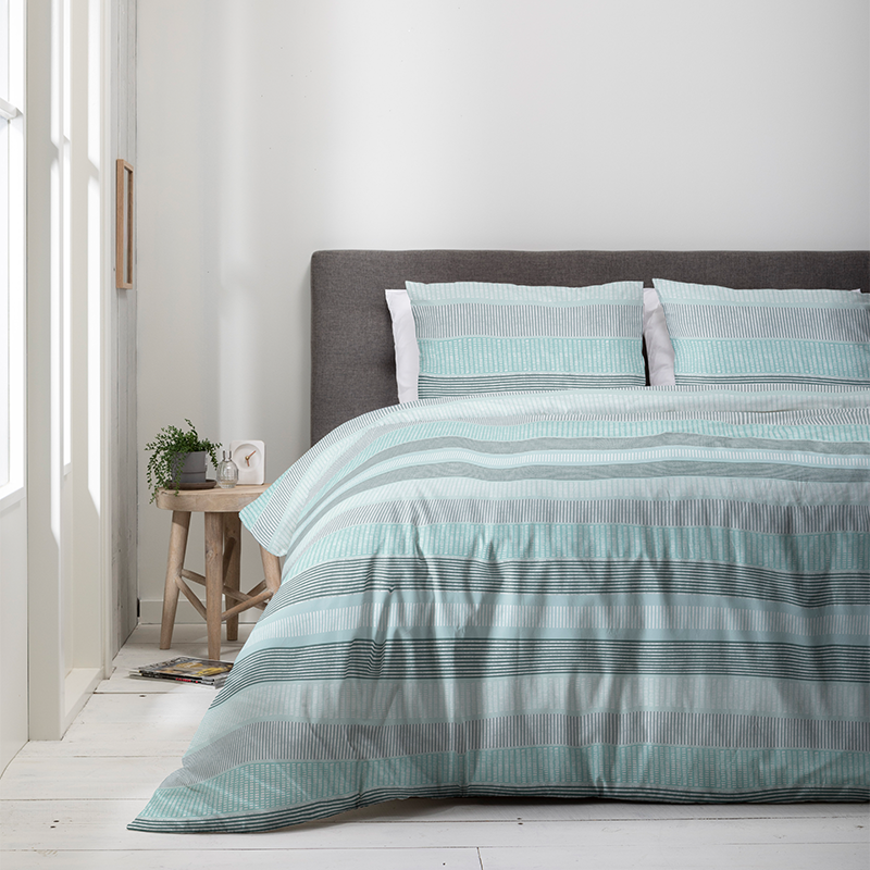 Luna Bedding Ocean Stripes 2-persoons (200 x 220 cm + 2 kussenslopen) Dekbedovertrek