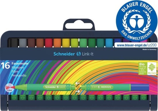 Schneider Electric Viltstift Link-it 1,0mm Assorti 16 Stuks