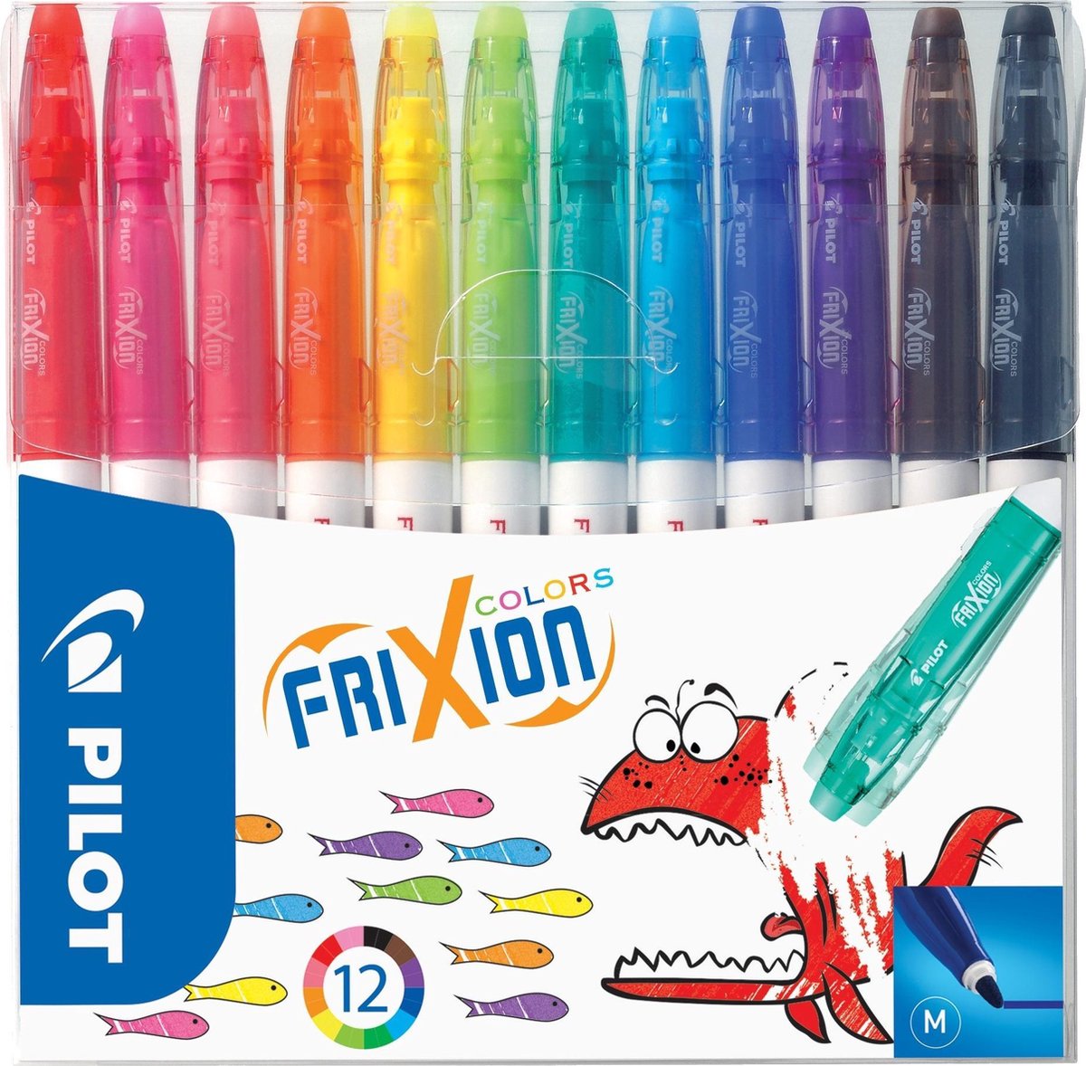 Pilot Viltstift Frixion Colors, Etui Met 12 Stuks