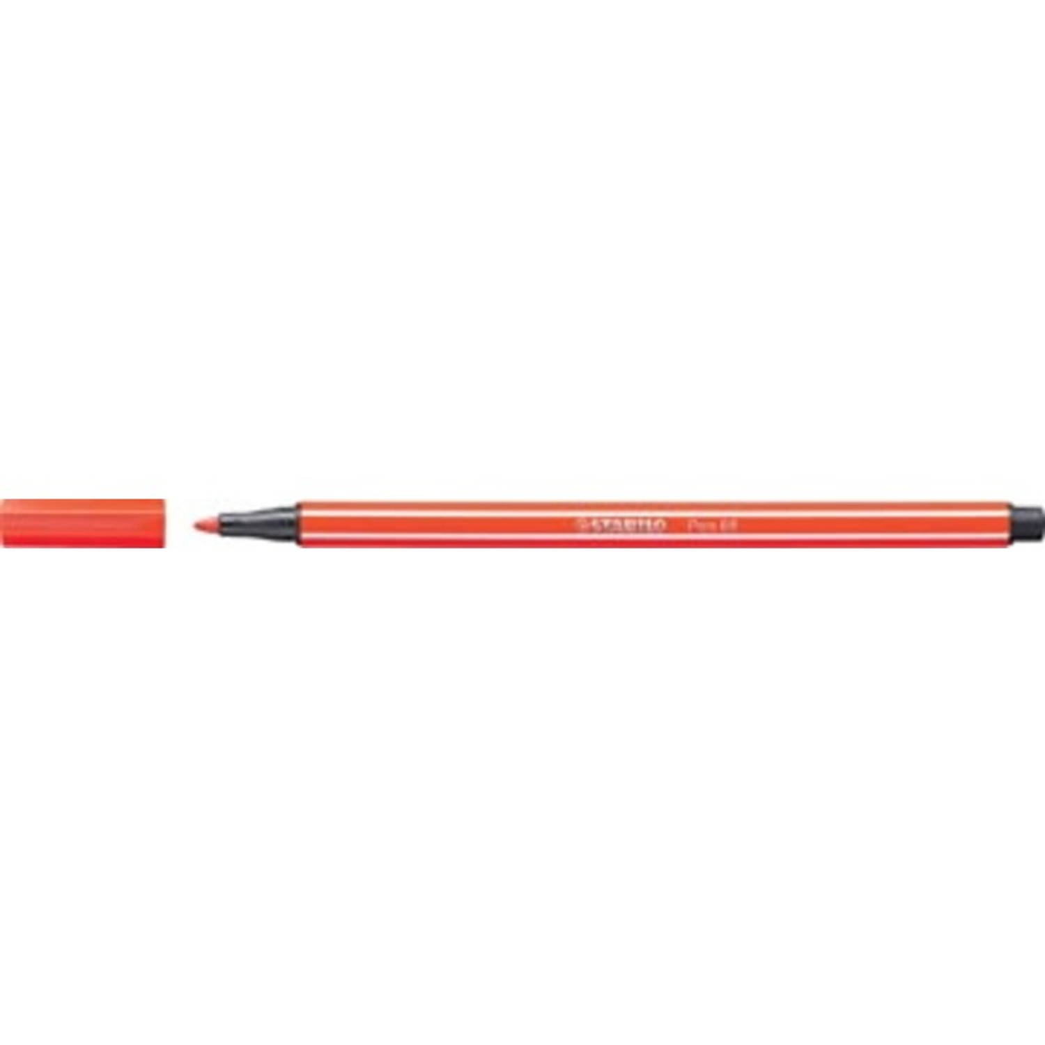 Stabilo Viltstift Pen 68 - Rood