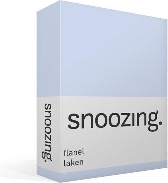 Snoozing - Flanel - Laken - Lits-jumeaux - 280x300 - Hemel - Blauw