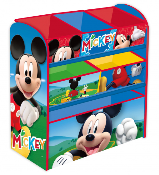 Arditex opbergrek Mickey Mouse 62 x 30 cm hout blauw 7 delig