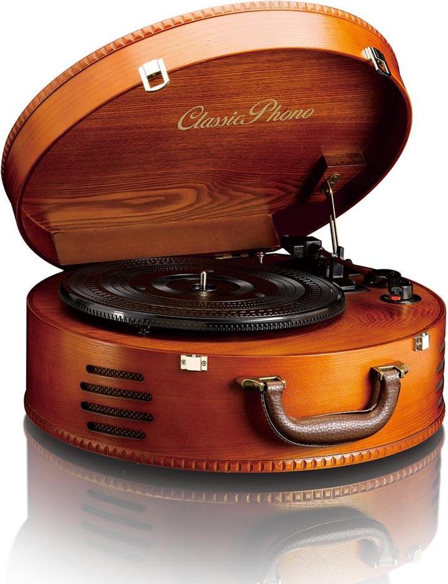 Lenco Classic Phono Tt-34 Retro Usb Platenspeler - Bruin