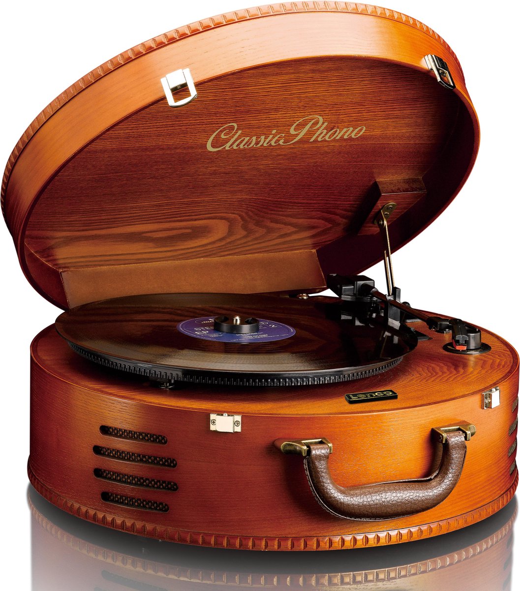 Lenco Classic Phono Tt-34 Retro Usb Platenspeler - Bruin