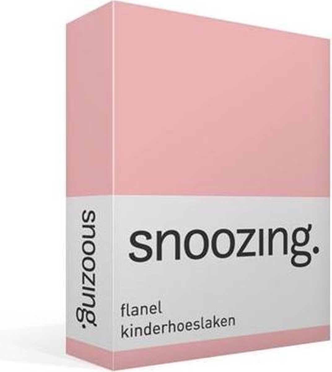 Snoozing Flanel Kinderhoeslaken - 100% Geruwde Flanel-katoen - Peuter (70x150 Cm) - - Roze