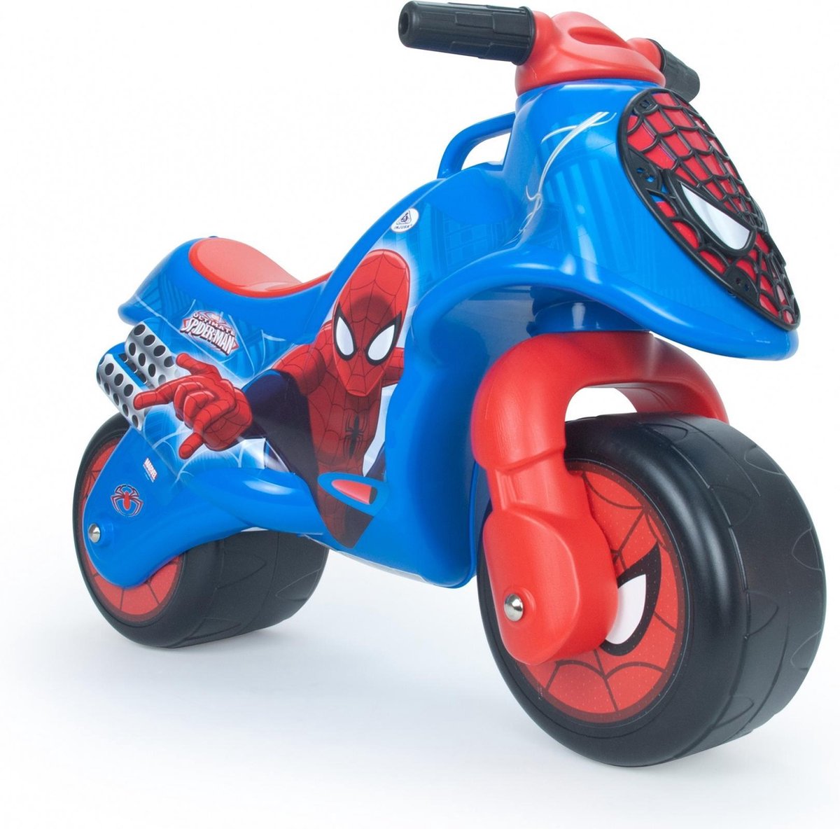 Injusa Loopmotor Neox Spider-man 69 Cm/rood - Blauw