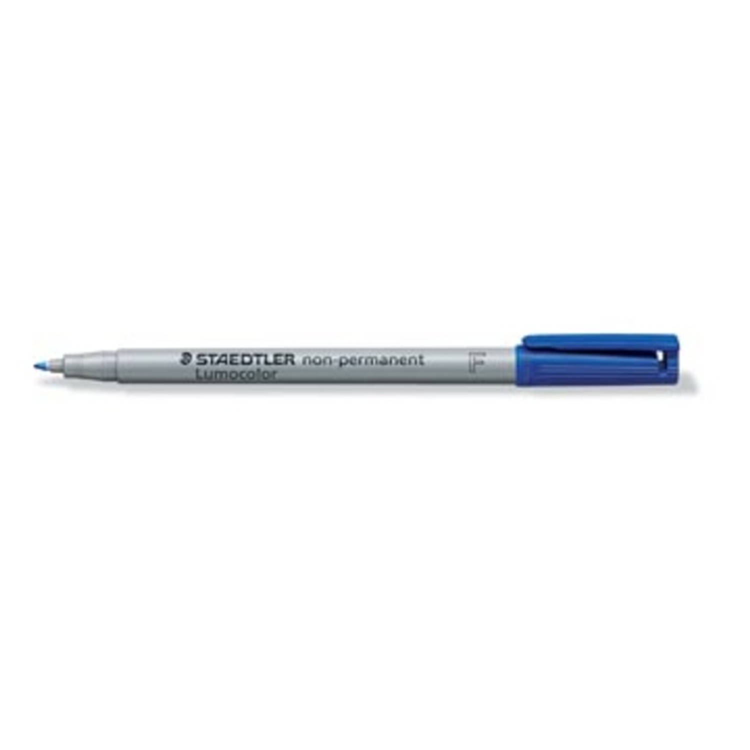 Staedtler Marqueur Ohp Lumocolor Non-permanent, Pointe Fine De 0,6 Mm, Bleu - Blauw