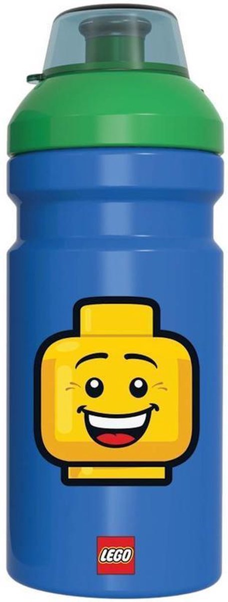 Lego lunchset Iconic junior 17 x 13,5 cm pp groen/blauw 2 delig