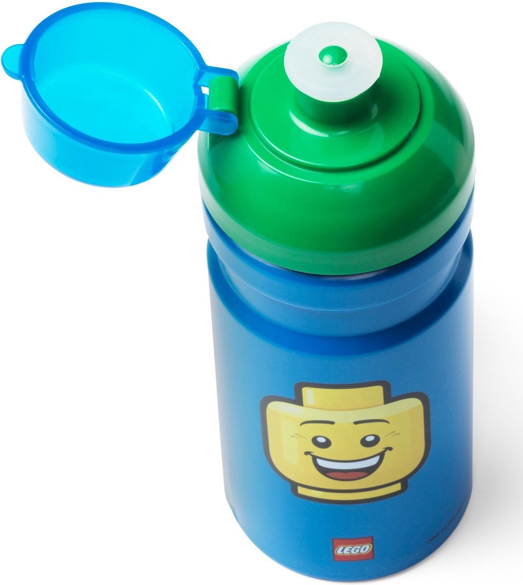 Lego lunchset Iconic junior 17 x 13,5 cm pp groen/blauw 2 delig