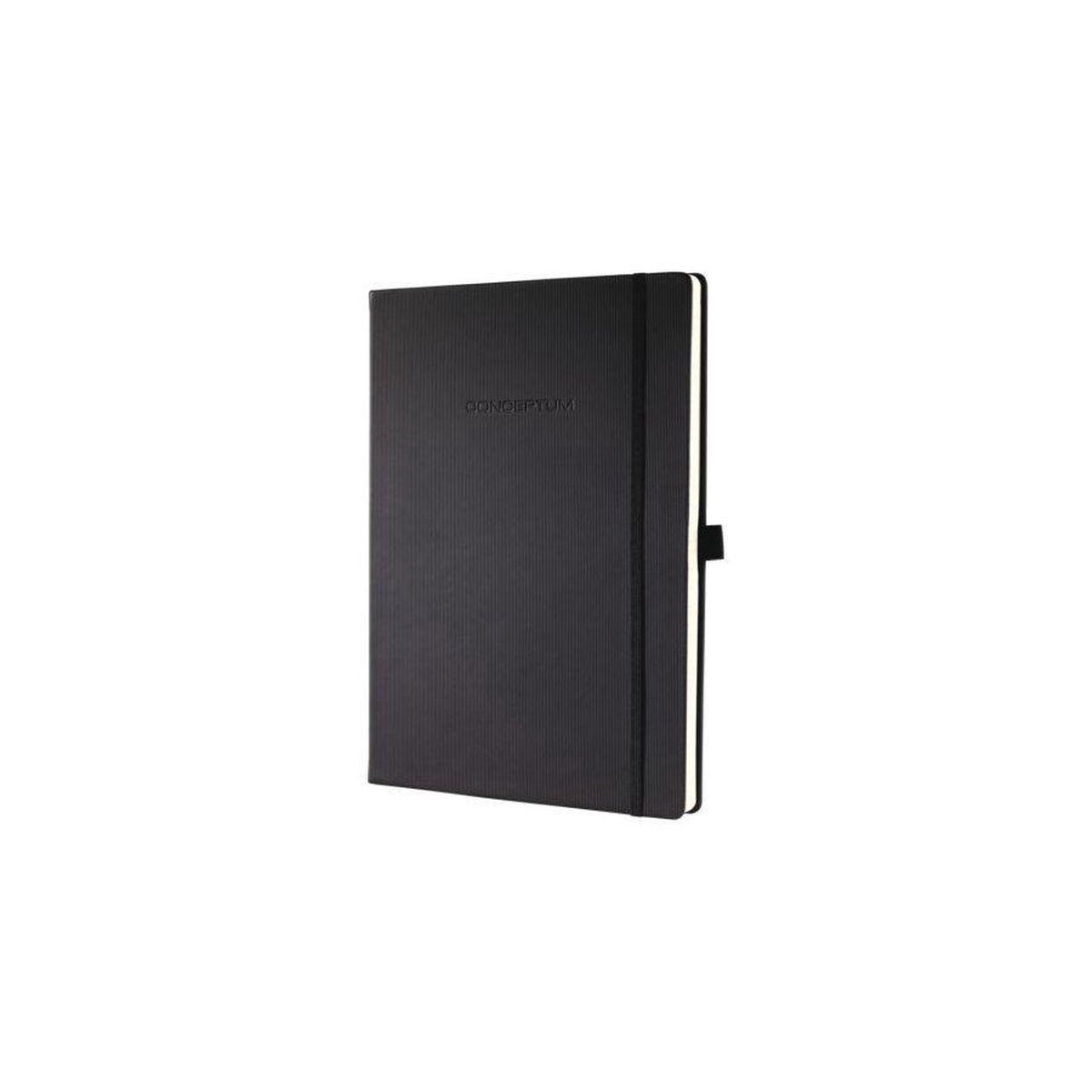 Sigel Notitieboek Conceptum Pure Hardcover A4 Zwart Blanco - Wit