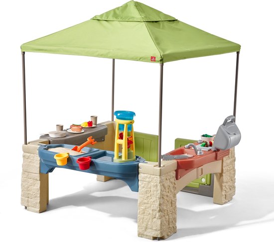 Step2 Speelhuisje All Around Playtime Patio 152 Cm - Groen