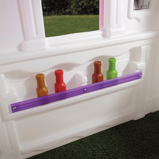 Step2 Speelhuisje Sweetheart Wit/roze 132 X 137 X 152 Cm - Bruin