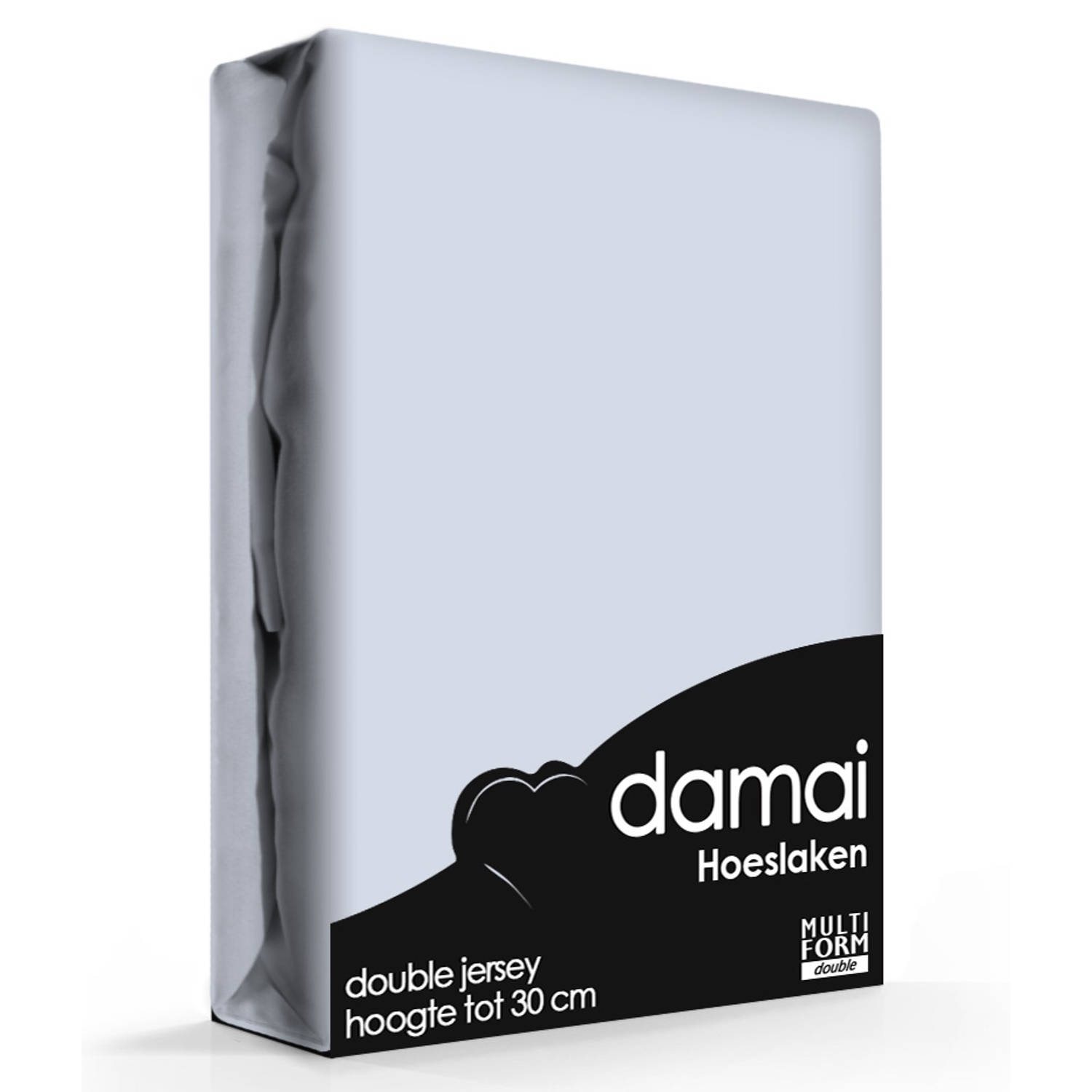 Damai Multiform Double Jersey Hoeslaken Azure-140 X 200/210/220 Cm - Blauw