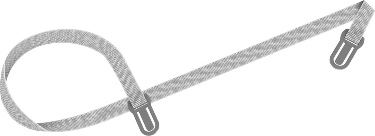 Luna elektronische gitaar Music junior 65 cm wit/grijs 3 delig