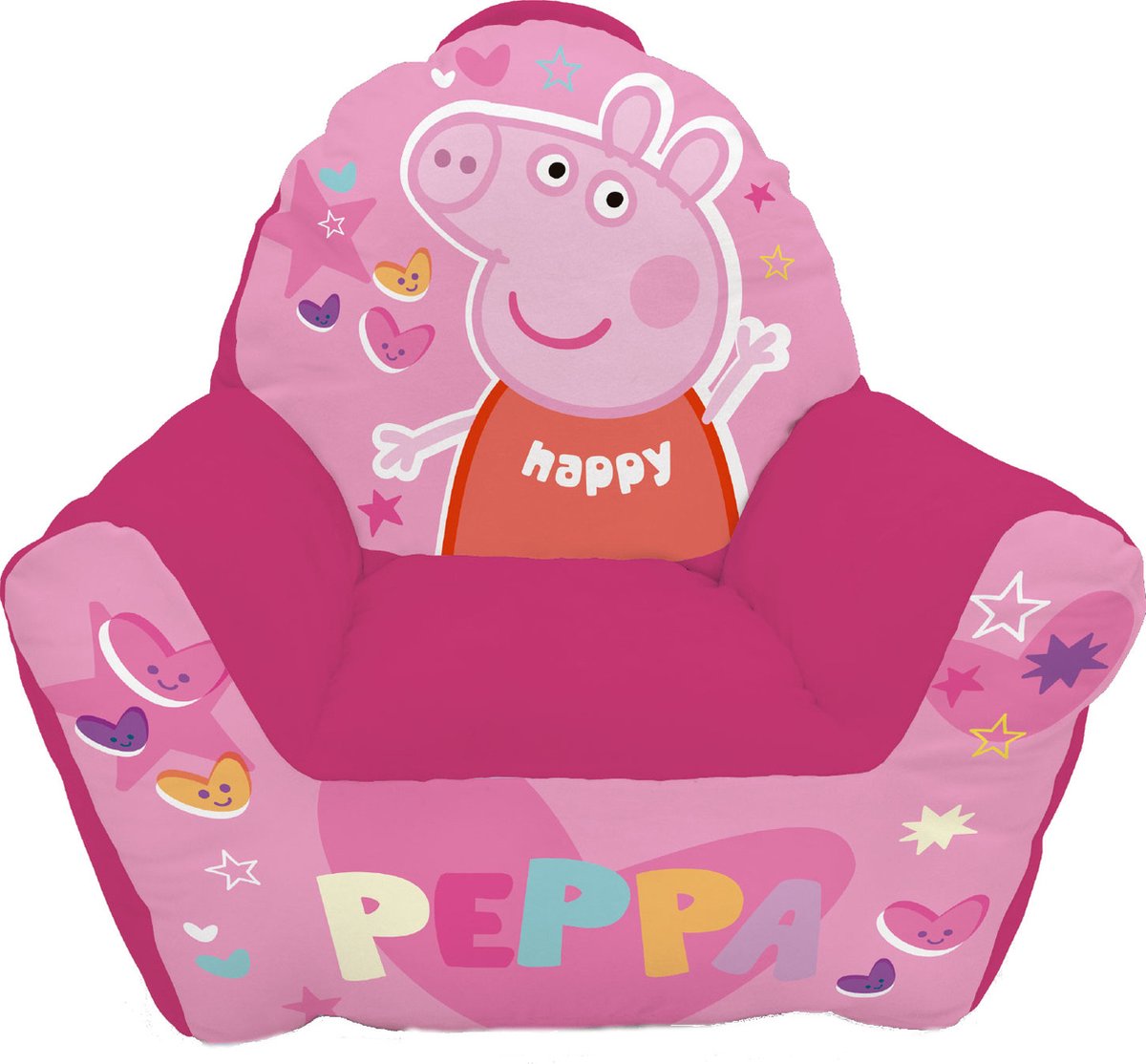 Nickelodeon stoel Peppa Pig junior 52 x 51 cm polyurethaan - Roze